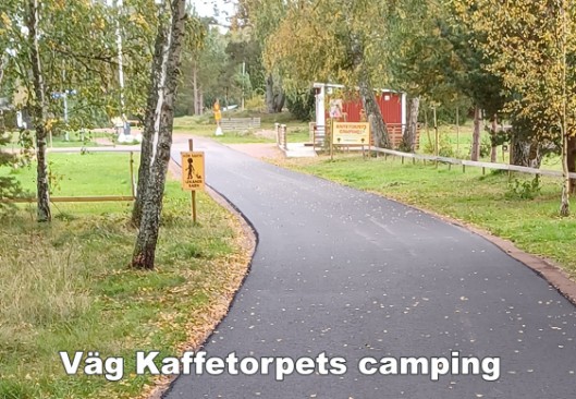 Väg Kaffetorpets camping